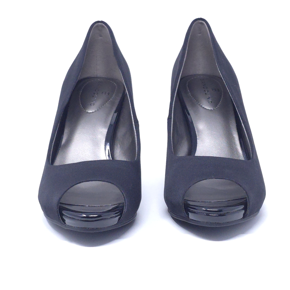 Bandolino Rainaa Stretch Lycra Pointed Toe Pumps Black Size 7M - Picture 3 of 10